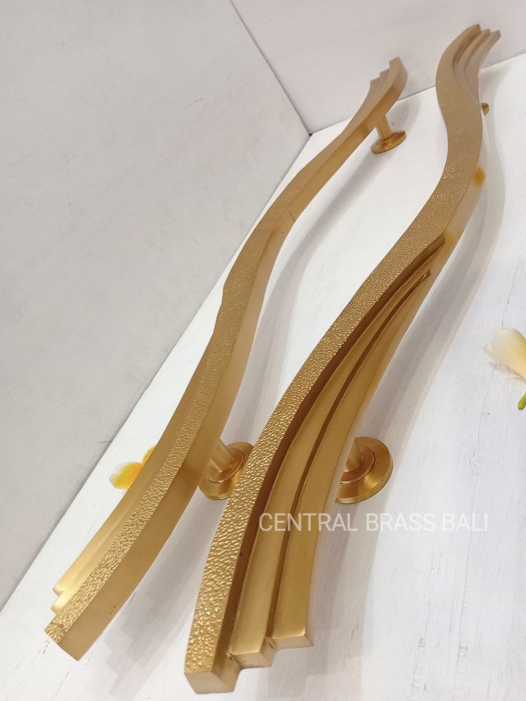 100 cm Gold Doff wavy Handle