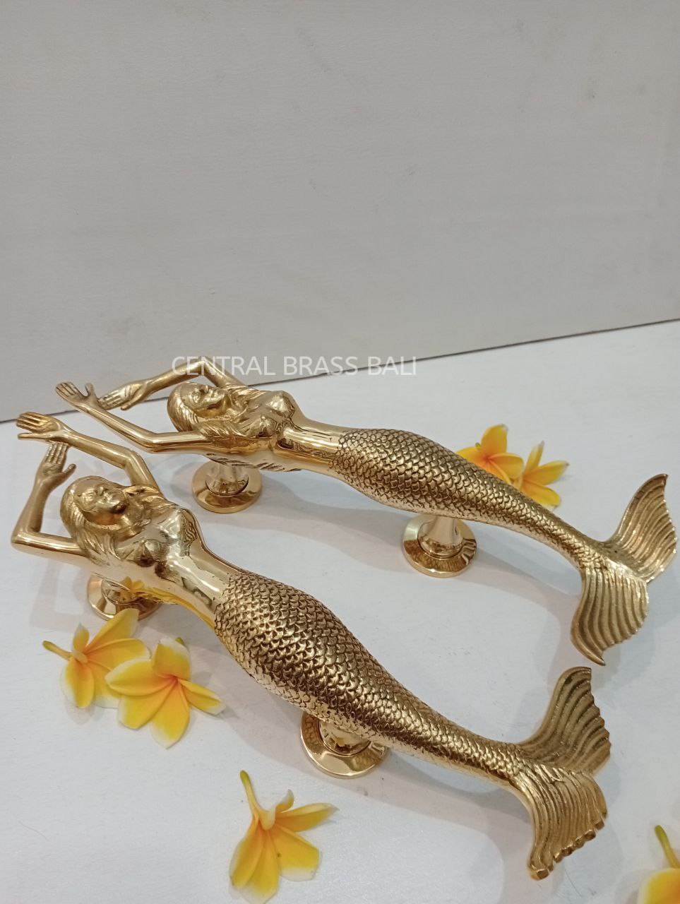 2x pcs 39 cm Mermaid Gold Color